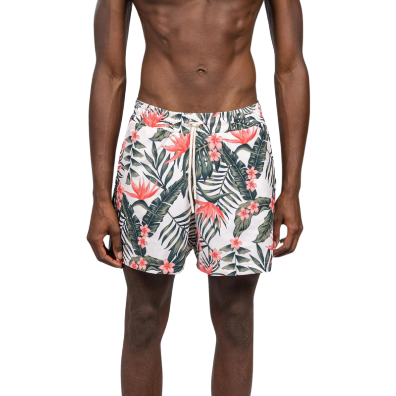 D.RT Leaf Print Shorts