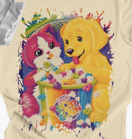 Par.tees by Party On! Lisa Frank Tee (beige/pup kitty popcorn)