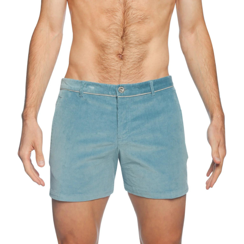 Parke & Ronen Heritage Blue Stretch Corduroy Holler Short