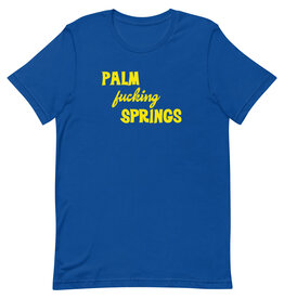 Peepa's Palm Fucking Springs Unisexy Tee (Royal)