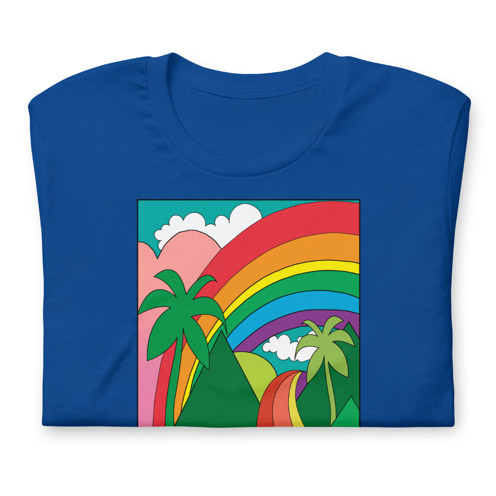 Peepa's Rainbow Road Unisexy Graphic Tee