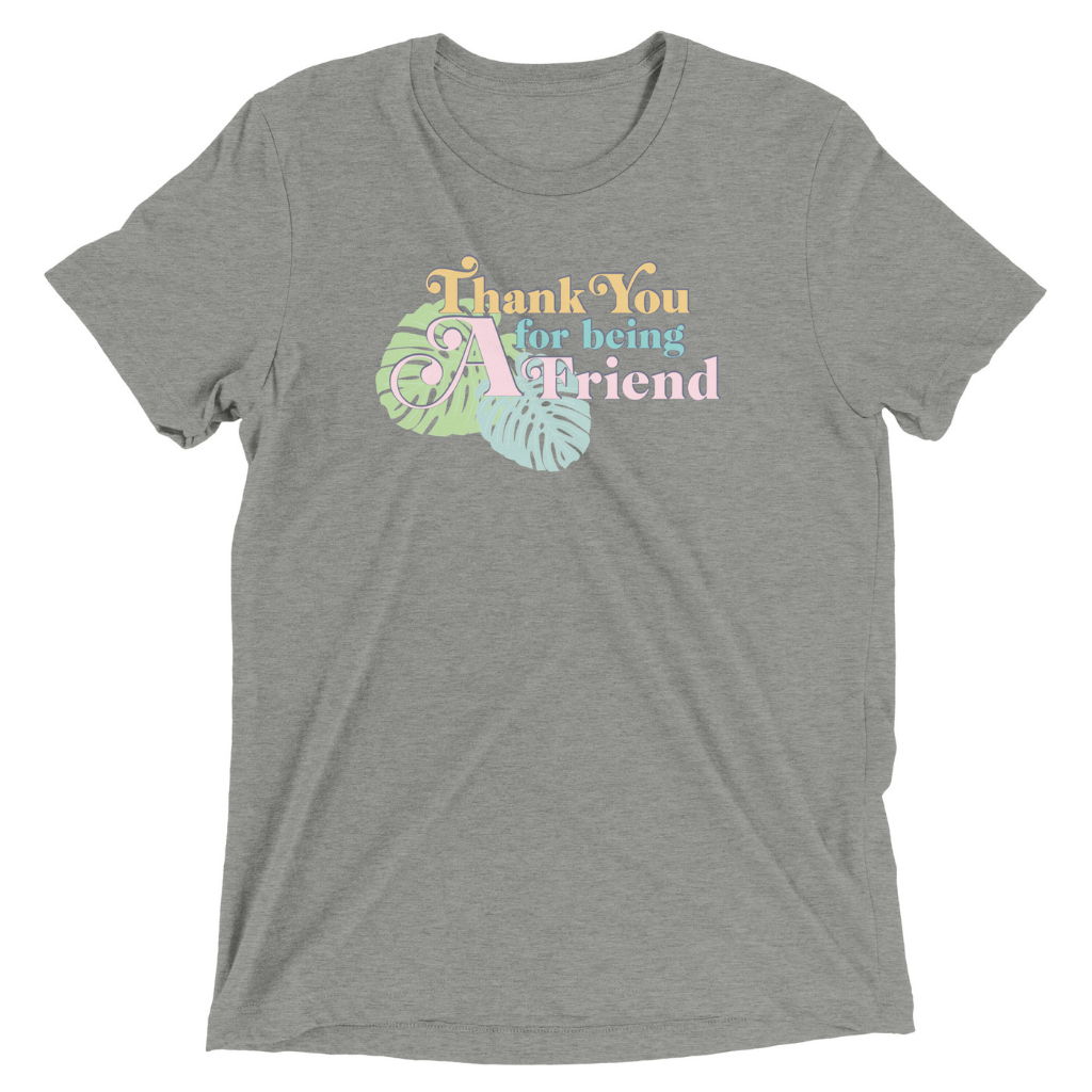 Peepa's Pastel Thank You for Being a Friend Unisexy Graphic Tee