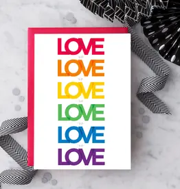 Design With Heart LG26 Love is Love is Love Card