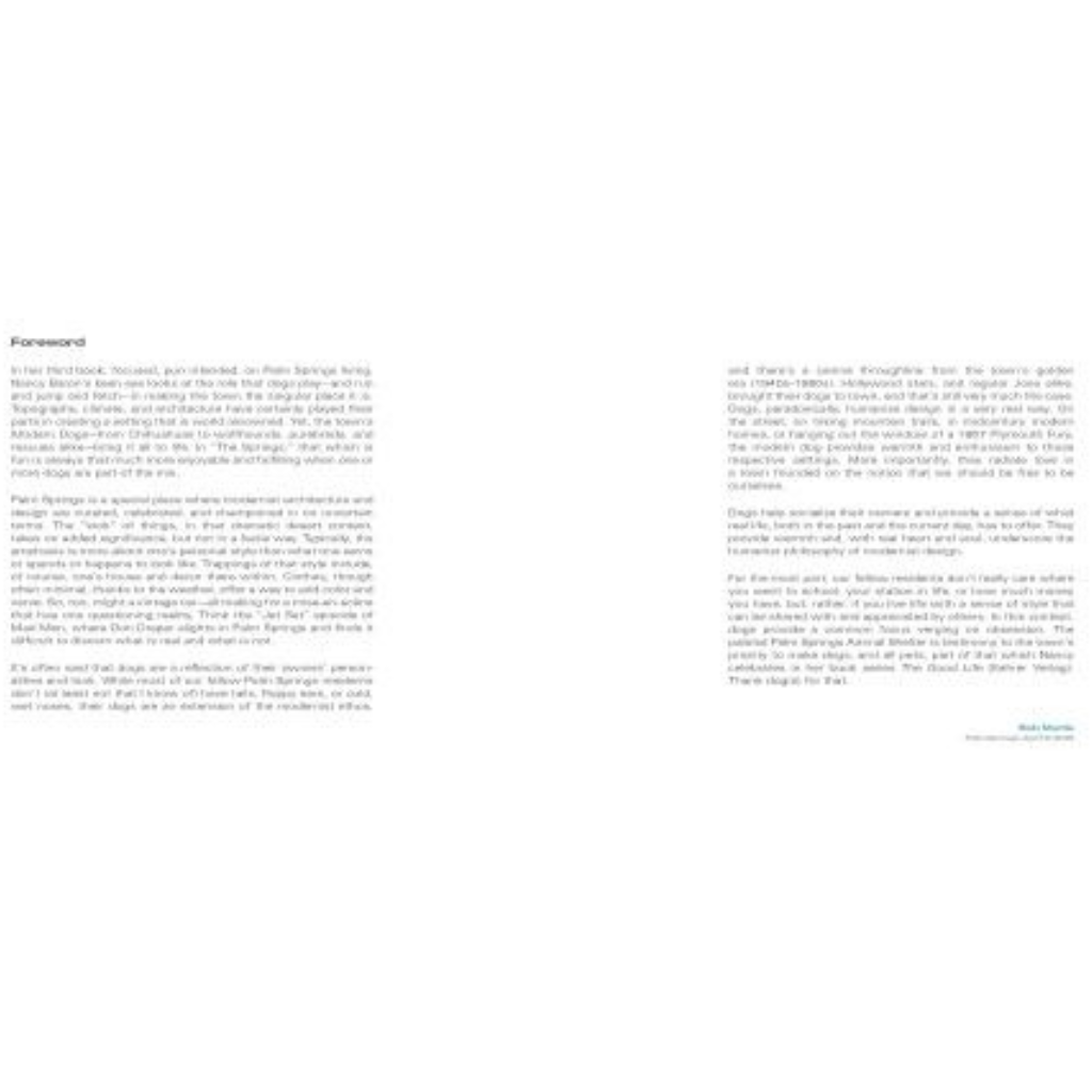 Schiffer Publishing Palm Springs: Modern Dogs At Home