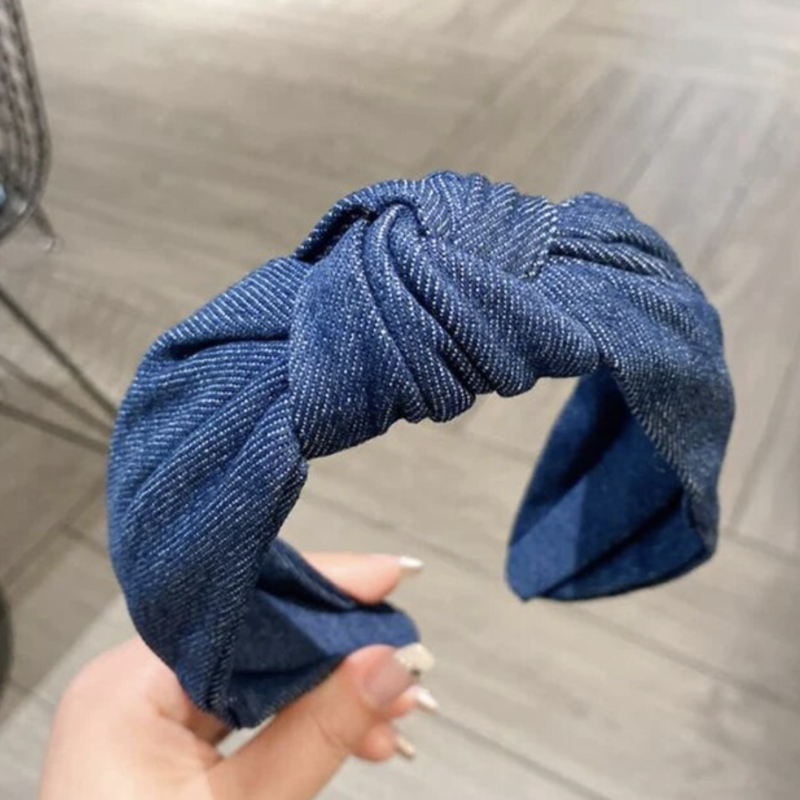 Peepa's Accessories Dark Blue Denim Headband