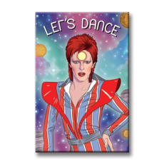 The Found Bowie Let's Dance Magnet