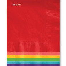 Sapling Press #717: Hi, Gay! Pride Napkins