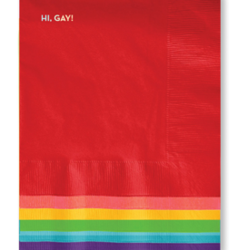 Sapling Press #717: Hi, Gay! Pride Napkins