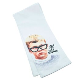 Bad Grandma I see fake bitches tea towel