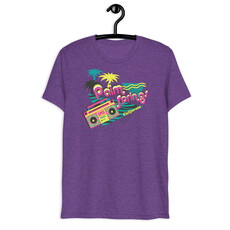 Peepa's Palm Springs Boombox Unisexy Graphic Tee