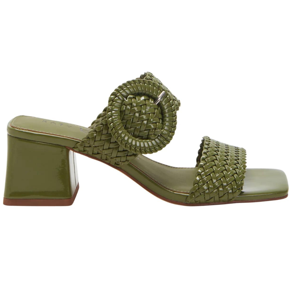 Katy Perry Sea Green Gemm Woven Sandal
