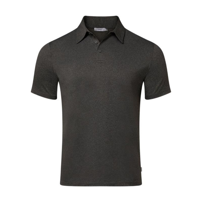 Onia Everyday Polo - Dark Heather Gray