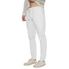 Onia Air Linen Pull-on Pant - White