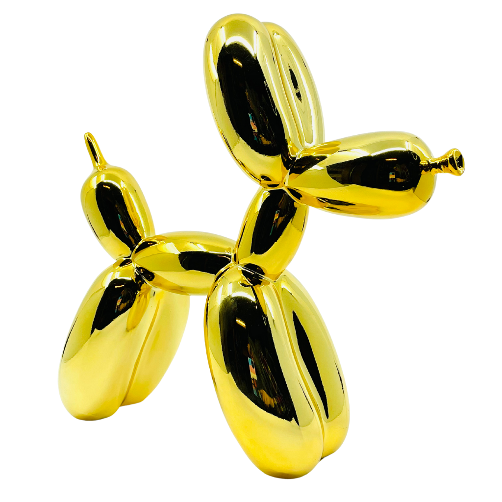 Green Tree Products Gold Balloon Dog