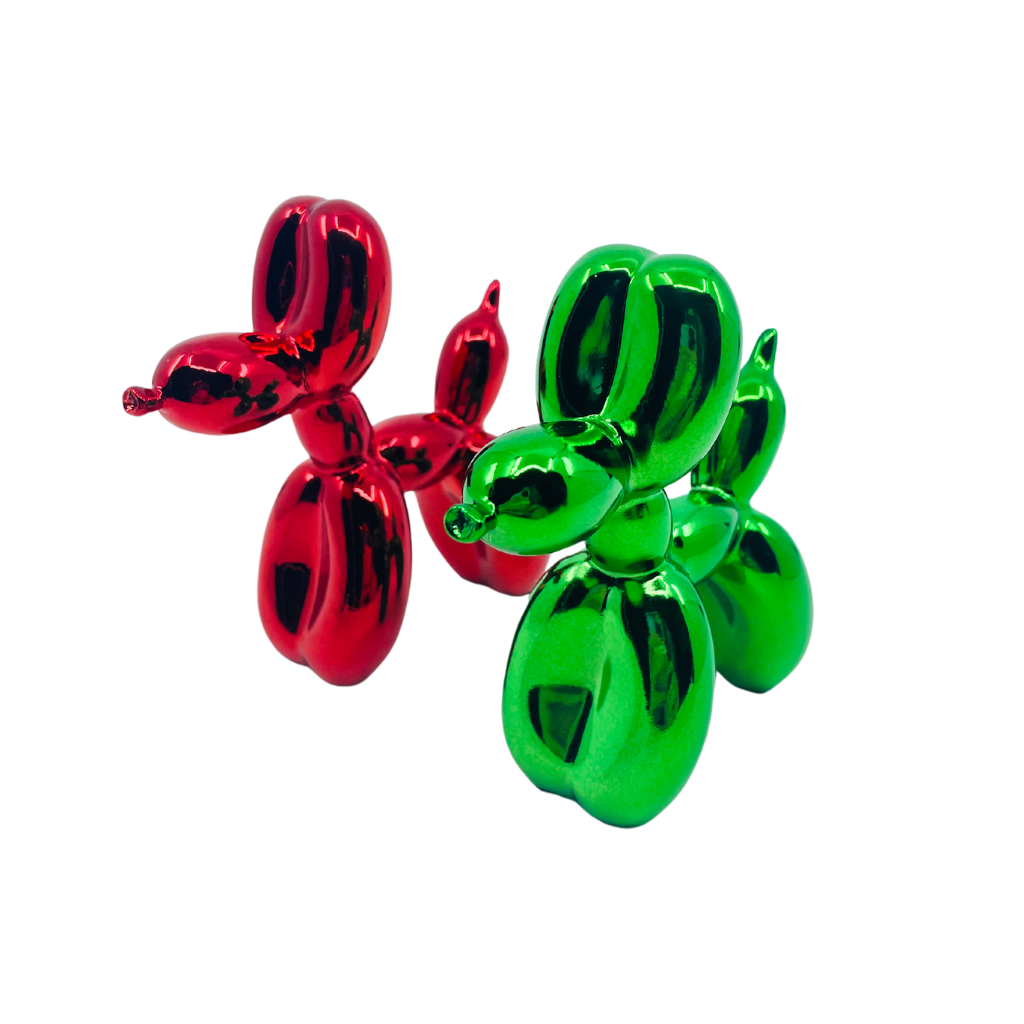 Green Tree Products Red Balloon Dog