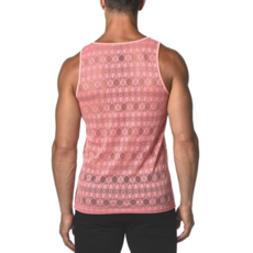 ST33LE Coral Oval Stretch Gossamer Lace Tank Top ST-25002