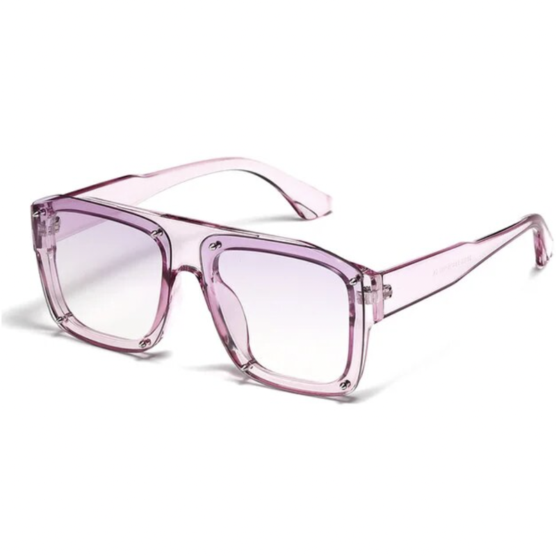 Peepa's Accessories Cynthia Large Square Pink/Purple Sunlgasses