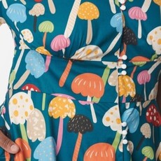 Unique Vintage & Smak Parlour Mushroom Swing Dress