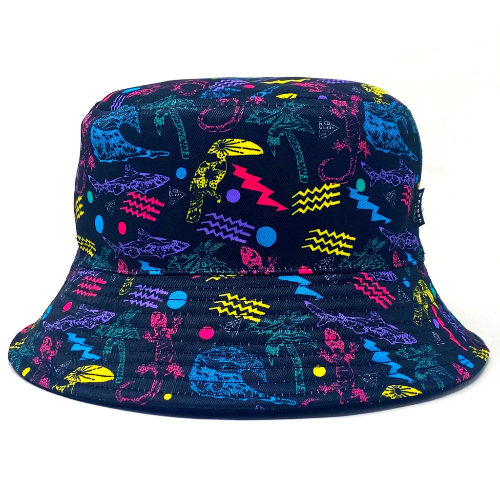 B Fresh Gear Retro Beach Bucket Hat - Peepa's