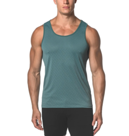 ST33LE Agean Angles Textured Mesh Tank Top ST-274