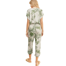 Dress Forum Tropical Stripe Jumpsuit (BLUE/GREEN)