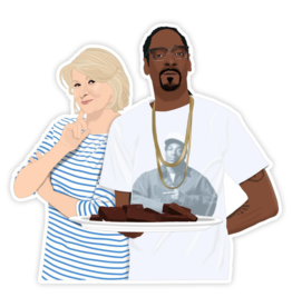 Shop Trimmings Martha Stewart and Snoop Dogg Sticker