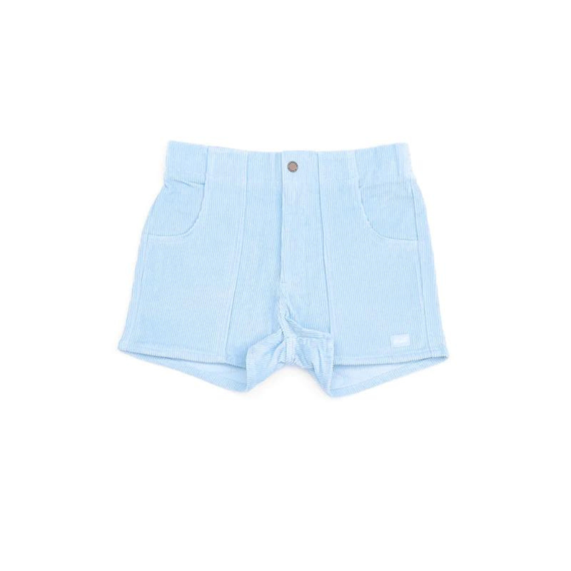 Hammies Men's 3" Stretch Corduroy Solid Powder Blue Short