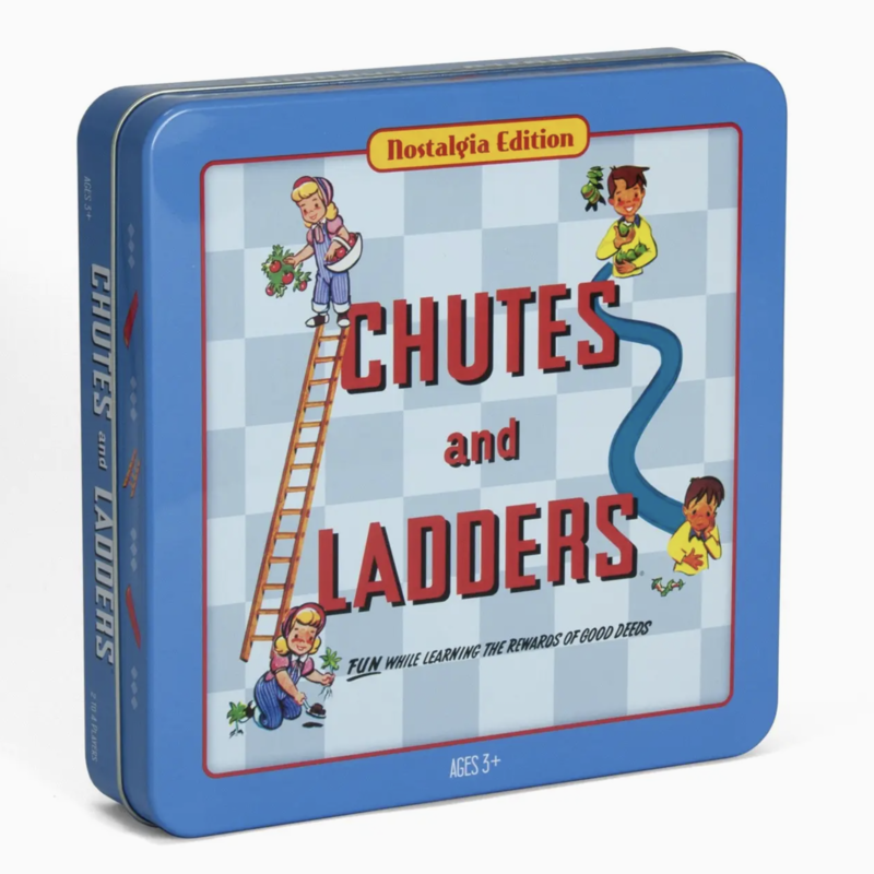 WS Game Company Chutes and Ladders Nostalgia Tin