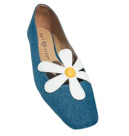 Katy Perry Blue Denim Evie Daisy Flat