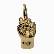 Interior Illusions Bronze Middle Finger - 9"