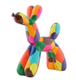 Interior Illusions Multi Color Resin Dog Sculpture 12" tall