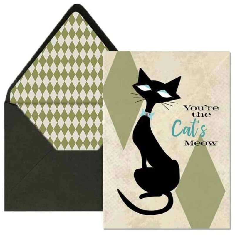 Mod Lounge Paper Co. Cat's Meow Greeting Card