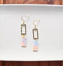 Spiffy & Splendid Raya Earrings - Pastel Rainbow