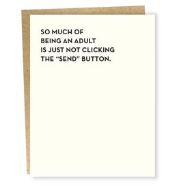Sapling Press #925: Send Button Card