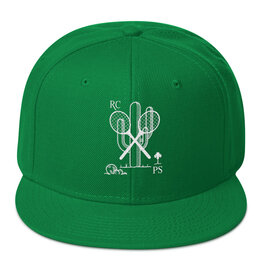 Peepa's Racquet Club 2.0 Green  Snapback Hat