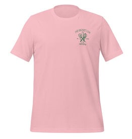 Peepa's Racquet Club Pink Embroidered Unisex Tee