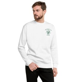 Peepa's Racquet Club White Crewneck Unisex Sweatshirt