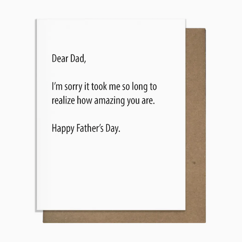 Pretty Alright Goods Amazing Dad Father's Day Card