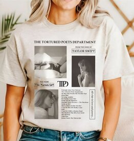 Willow Poppy Taylor Swift Tortured Poets Department Graphic Tee