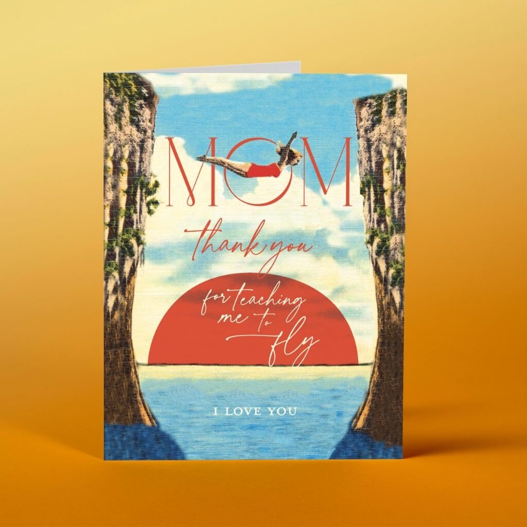 Offensive & Delightful MM14 Mom Fly Card