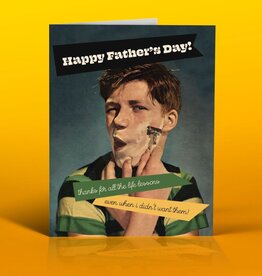 Offensive & Delightful DD22 Dad Lessons Father's Day Card