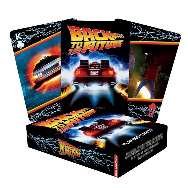 NMR Back to the Future playing cards