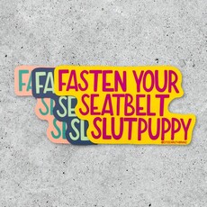 Citizen Ruth Fasten Your Seatbelt Slutpuppy Sticker
