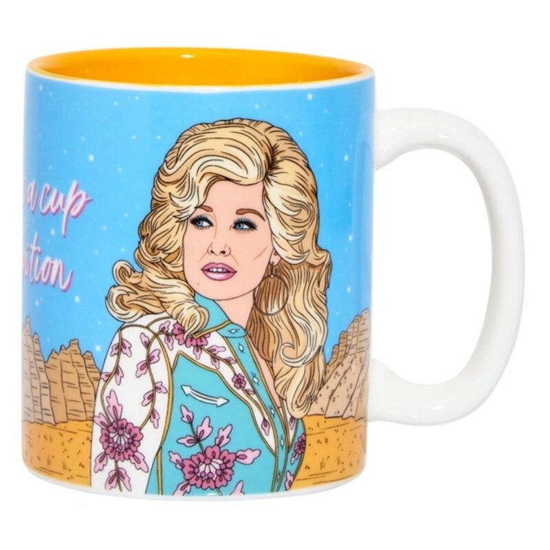 The Found Dolly Parton Cup Of Ambition Mug