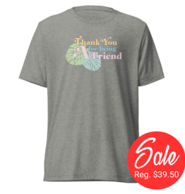 Peepa's Pastel Thank You for Being a Friend Unisexy Graphic Tee