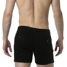 Parke & Ronen Holler 5" solid stretch shorts Dark Olive