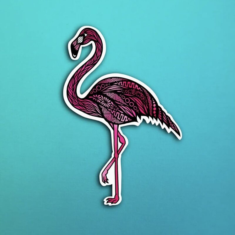 Zenspire Designs Flamingo Sticker