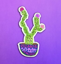 Zenspire Designs Pari's Prickly Cactus Sticker