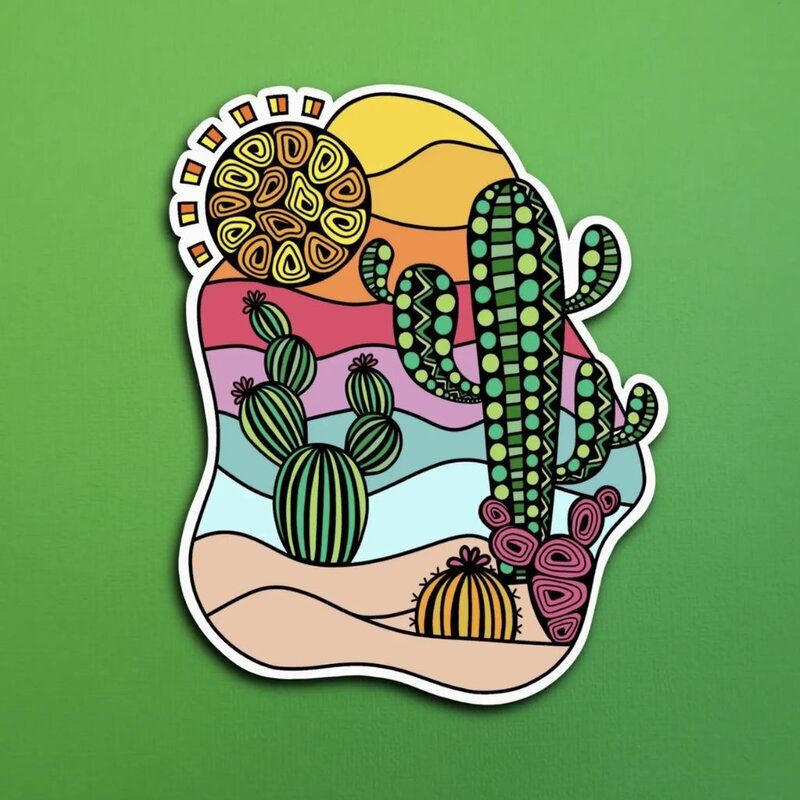 Zenspire Designs Desert Sticker