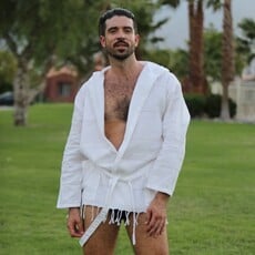 JD Palm Springs Brandon Turkish Hoodie Robe